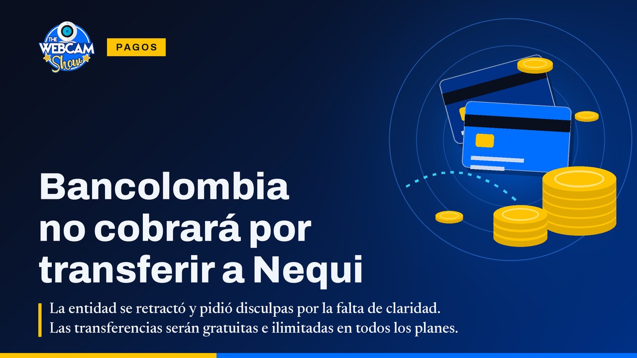 Bancolombia no cobrará por transferir a Nequi
