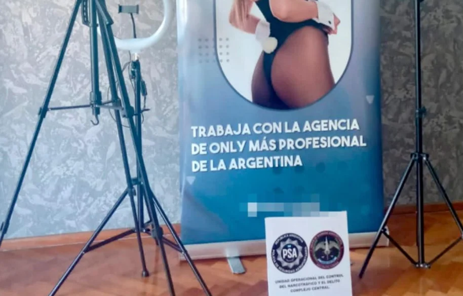 Estudios webcam argentinos involucrados en explotación sexual 